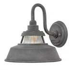 Aged Zinc Led Wall Mount From The Troyer Collection. Fixed Price $179.00.