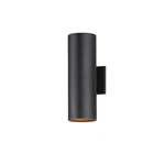 -2 Light Outdoor Wall MOUNT-5 Inches Wide By 15 High-black Finish. Fixed Price $141.95.