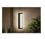 Hampton Bay Madison 18.125 In. Black Integrated Led Outdoor Wall Sconce Light. Fixed Price $39.00.
