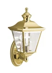 Kichler 9713PB Bay Shore 1-LIGHT 20" Large Outdoor Wall In Polished Brass. Fixed Price $684.99.