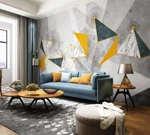 3D Gray Graphics K10678 Wallpaper Mural Self-adhesive Removable Sticker Kay. Fixed Price $24.96.
