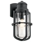Kichler 49859BKT Suri 17.5" Outdoor Wall Sconce In Textured Black. Fixed Price $264.99.