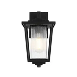 Elegant Lighting York 13" Outdoor Sconce, Black/clear - OD305W13BK. Fixed Price $106.00.