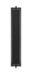 Eurofase Lighting 48962 Tribek 32" Tall Wall Sconce - Black. Fixed Price $644.00.