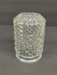 Glass Light Shade Diamond Clear Cover Vintage Porch Hall Fitter 3 1/8". Fixed Price $19.95.