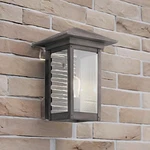 Kichler 49874WZC - Wayland 17 Inch Weathered Zinc Lantern Outdoor Wall Light. Fixed Price $45.99.
