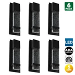6 Pack Sunlite Led Raindrop Wall Sconce, 4.75", 5000K Super White, Ada Compliant. Fixed Price $396.73.