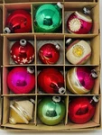 Vtg Shiny Brite Christmas Ornaments Indents Mica Teardrops Ufo Lantern Stenciled. Fixed Price $84.59.