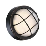 Faymart Lighting 8" Round Bulkhead Led Oil Rubbed Bronze Nautical Outdoor. Fixed Price $46.87.