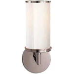 Visual Comfort Studio Cylinder 1 Light Polished Nickel Wall Sconce S2006PN-WG. Fixed Price $150.00.