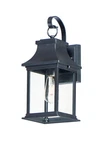 Maxim Vicksburg Outdoor Wall Light In Black. Fixed Price $152.00.