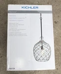 Kichler Montane Pendant Light Olde Bronze Finish Clear Glass Shade 1163726. Fixed Price $50.00.