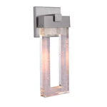 Craftmade Cantrell Medium Outdoor Wall Mount, Aluminum ZA1114-SA-LED. Fixed Price $139.99.