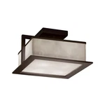 Justice Design Clouds Laguna 12" Led Outdoor Flush, Bronze, CLD-7517W-DBRZ. Fixed Price $286.40.