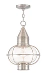 Livex Lighting 26906-91 Newburyport Outdoor Pendant Chandeller Brushed Nickel. Fixed Price $399.97.