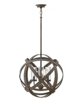 Vintage Iron Led Outdoor Chandelier From The Carson Collection. Fixed Price $909.00.