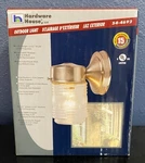 Hardware House -54-4692- Jelly Jar Outdoor Wall Mount-satin Nickel Finish. Fixed Price $18.95.