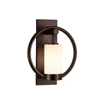 Justice Design Redondo 1 Light Outdoor Sconce, Bronze/clouds CLD-7732W-DBRZ. Fixed Price $238.40.