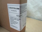 Lightolier 6060BK Lytespan Track Basic/advent End Feed Canopy Kit, Black. Fixed Price $9.99.