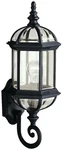 Barrie 22" Outdoor Wall In Black, 1-LIGHT Exterior Sconce With Clear. Fixed Price $129.99.