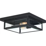 Quoizel WVR1612 Black Westover 2-LIGHT 12"W Outdoor Flush Mount Ceiling Fixture. Fixed Price $114.99.