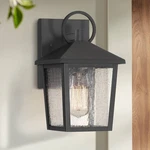 John Timberland Westmont 10 1/2" High Sand Black Outdoor Wall Light. Fixed Price $124.99.