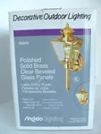 Polished Solid Brass Decorative Out Door Fixture Angelo Lighting Nib. Fixed Price $19.99.