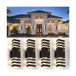 Dusk To Dawn Outdoor Wall Fixture 4 Pack, Up And Down Lights Wa.... Fixed Price $125.07.