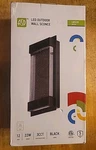 Asd Led Inch Bubble Glass Wall Light Fixture 22W 500LM 3000K-5000K 120V .... Fixed Price $55.00.
