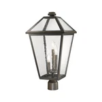 Z-lite Talbot 3 Light 24" Outdoor Post Mount Fixture, Bronze 579PHXLR-ORB. Fixed Price $342.00.