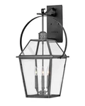 Hinkley Lighting 2778 Nouvelle 31" Tall Outdoor Wall - Blackened Brass. Fixed Price $1399.00.