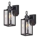 Gruenlich Dusk To Dawn Outdoor Wall Lantern, Pir Motion Sensor Sconce, E.... Fixed Price $89.99.