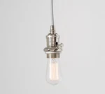 Pottery Barn Light Fixture Classic Cord Pendant Nickle Silver 4543849 New. Fixed Price $60.00.
