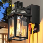 Porch Lights Gfci Outlet, Dusk 1 Pack Black, (with Outlet). Fixed Price $87.97.