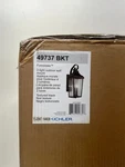 Kichler Forestdale 21.5IN. 2-LIGHT Textured Black Outdoor Hardwired Wall Sconce. Fixed Price $189.99.