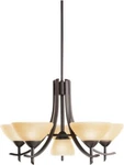 Kichler 1676OZ 5 With 1-LIGHT Olympia Incandescent Chandelier Old Bronze. Fixed Price $550.00.