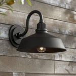 Arnett Rustic Outdoor Barn Light Fixture Black Gooseneck Arm 10 1/2" Exterior. Fixed Price $149.99.