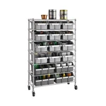 Seville Classics 7-TIER Commercial Grade Nsf 16 Bin Rack System. Fixed Price $249.99.