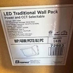 Topaz WP/40W/PCTS/BZ/PC 28W/40W Led Wall Pack Dimmable Fixture.. Fixed Price $49.99.