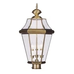 Livex Lighting Georgetown Outdoor Post Head Antique Brass. Fixed Price $509.96.