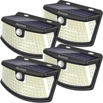 Aootek Solar Lights 120 Leds With REFLECTOR,270 Degree Wide Angle, IP65. Fixed Price $26.62.