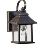 Quorum Pearson 1 Light Wall Mount, Oiled Bronze 7940-5-86. Fixed Price $80.80.