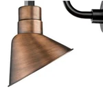 Millennium Lighting RAS10-NC Series Angle Shade, Outdoor, Natural Copper. Fixed Price $125.42.