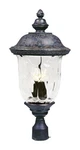 Maxim 40420WGOB Carriage House Vx 3 Light Outdoor Post Lantern- Bronze 26.5"H. Fixed Price $318.00.
