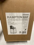 Hampton Bay 26325 Grantsdale 13.7IN Vintage Brass Hardwired Outdoor Wall Lantern. Fixed Price $49.99.