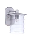 Craftmade ZA3624 Canon 12" Tall Outdoor Wall Sconce - Silver. Fixed Price $67.70.