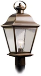 Kichler Mount Vernon 20 3/4" High Outdoor Post Light. Fixed Price $519.99.