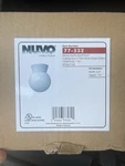 Nuvo 77-532 8" Utility Light, Outdoor Ceiling With White Glass Globe. Fixed Price $25.00.