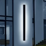 Daoseolo 71" Wall Light 3000K-6000K Dimmable Outside Sconce Black. Fixed Price $124.00.