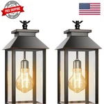 2 Pack Solar Lanterns Outdoor, Hanging Glass Lights Waterproof, Dual Po.... Fixed Price $99.89.